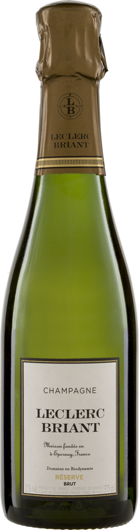 Champagne Brut Reserve Leclerc Briant 0,375 oekowein
