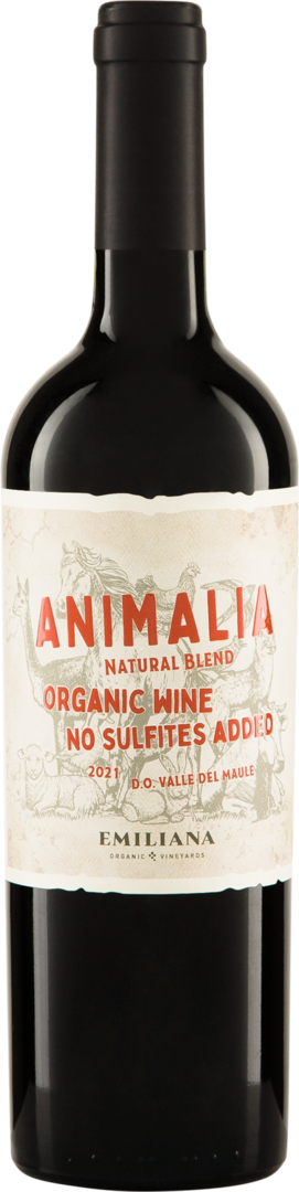 ANIMALIA Natural Blend Red D.O. 2021 ohne SO2-Zusatz Emiliana oekowein